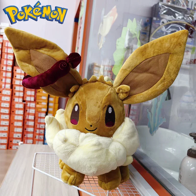 

35 см Kawaii покемон аниме Eeveelution плюшевая игрушка динакс Eevee плюшевая кукла мягкая декоративная подушка для комнаты Детский Рождественский подарок