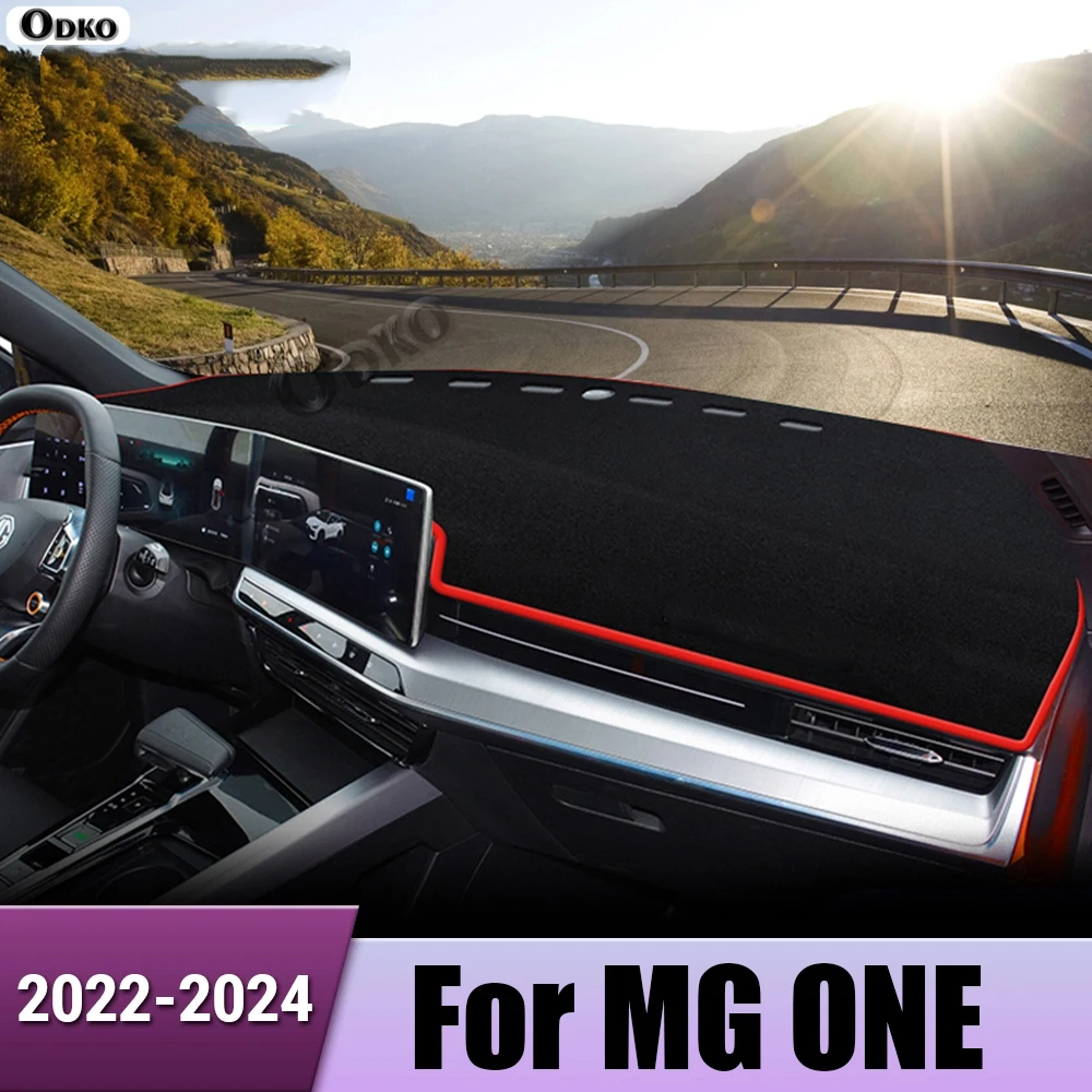 

Для MG ONE MGONE 2022 2023 2024, приборная панель автомобиля, избегайте света, накладка на приборную платформу, чехол для стола, коврики с защитой от УФ-лучей, нескользящие аксессуары