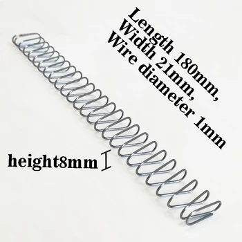 사각 용수철 압축 용수철 라인, 스폿 상품, 직경 1mm, 길이 180mm, 직사각형 리턴 용수철