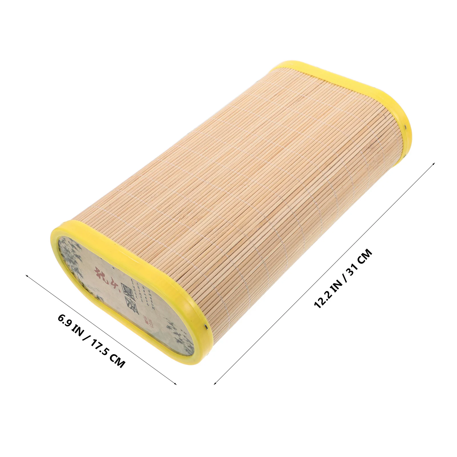 وسادة تبريد من الخيزران قابلة للتنفس، وسادة مسند رأس صيفية منسوجة، وسادة استرخاء لدعم رأس الساونا، وسادة صيفية من الخيزران قابلة للتنفس #6