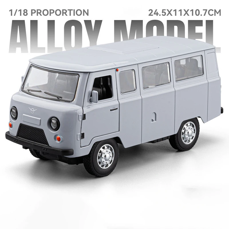 1/18 UAZ Traveler Alloy Van Car Model Diecasts Metal Off-road