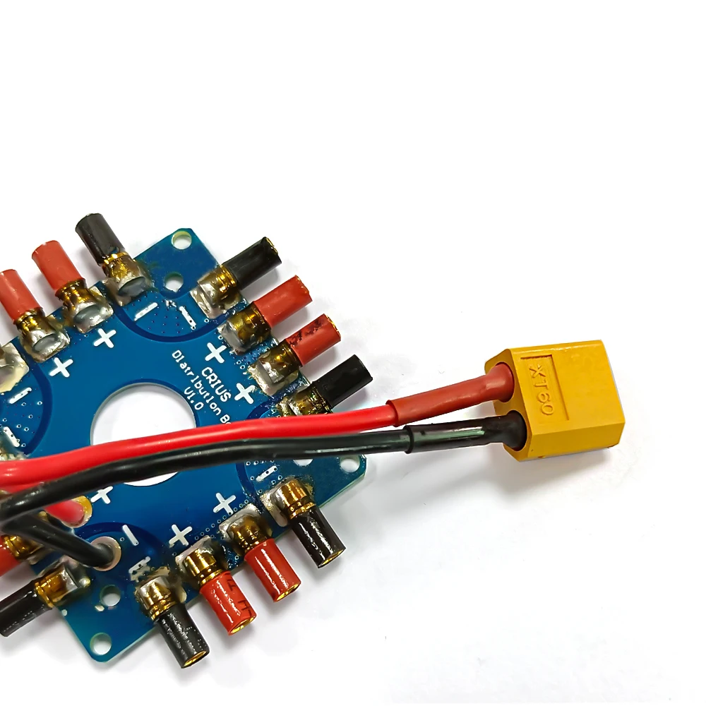 Waterproof ESC Distribution Board Connection Board Soldered T / XT60 Plug & 3.5mm Banana Bullet Connectors For Quadcopter FPV