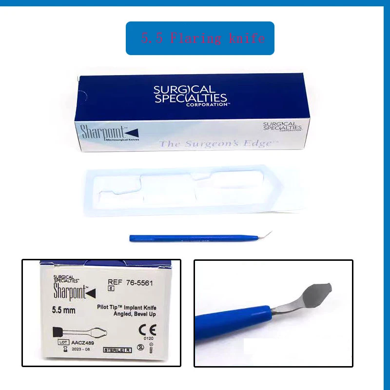 Ophthalmic microscope Sharpt imported ophthalmic surgical knife 15 degrees 2.8 3.0 piercing bayonet 3.2 tunnel knife side cuttin