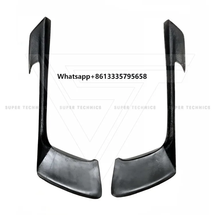 

Tech Style Carbon Fiber Front Bumper Fog Light Cover for Porsche Cayman 718 2016-2018