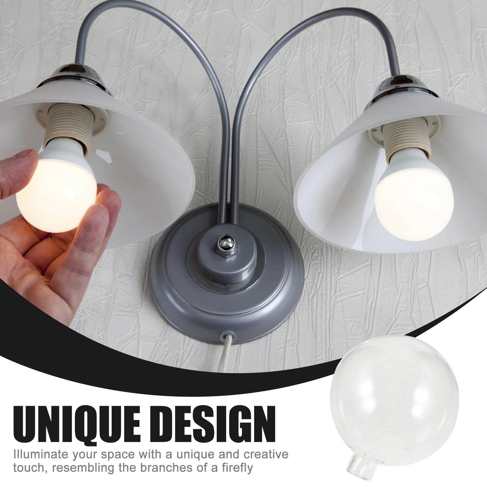 

80mm G4 Glass Lampshade Unique Creative Design Pendant Ceiling Light Cover for Home Interior Glass Lamp Shade Pendant Lamp Shade