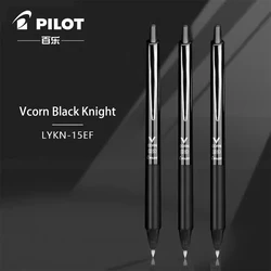 Japanese PILOT Black Samurai LVKN-15EF Press Gel Pen Vcorn Verbatim Signature Ballpoint Pen Student Exam Dedicated Black Pen