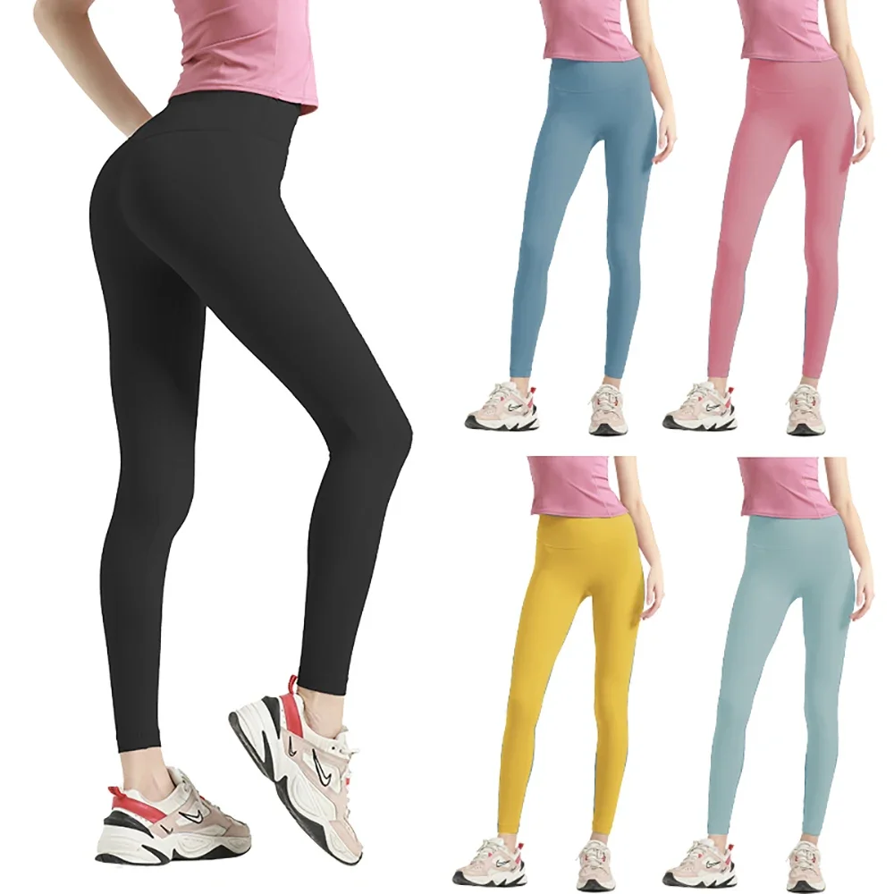 US Stock OhSunny High Waist Leggings Push Up Sport Naked Feeling Women Fitness Running Yoga Energy Seamless Pants Gym