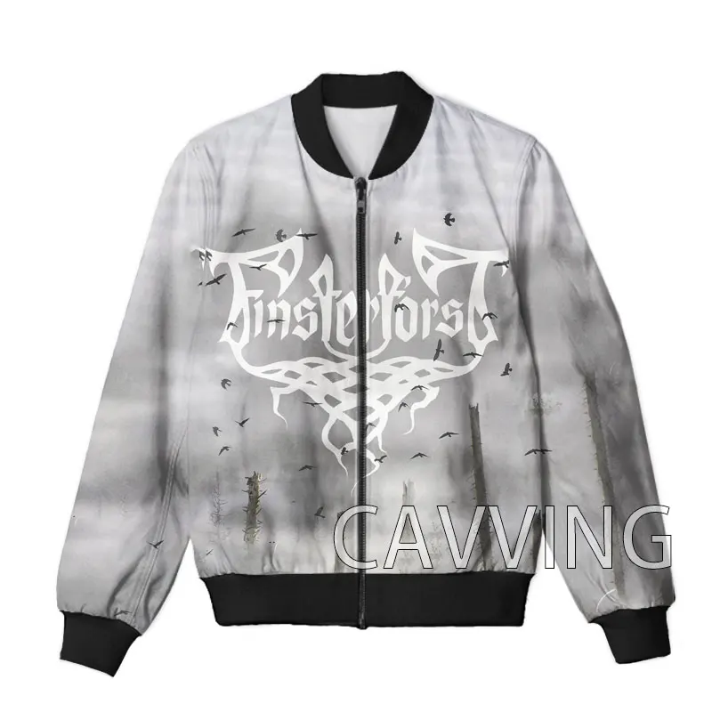 

CAVVING 3D Printed Finsterforst Band Zipper Bomber Jackets Men Overcoat Mens Coat Zip Up Jackets for Women/Men