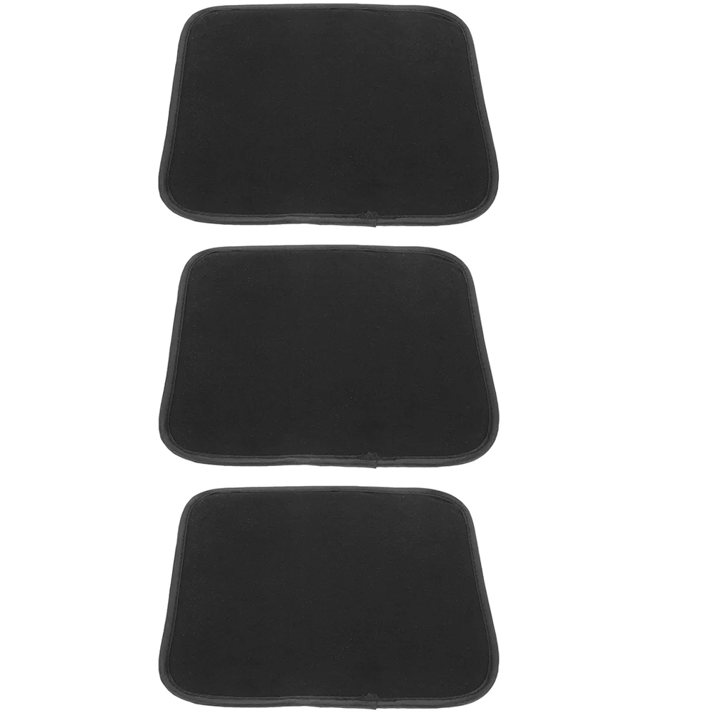 

3 Pcs Microfiber Cleaning Pad Cloth Bowling Inflatable Black Towel Ball