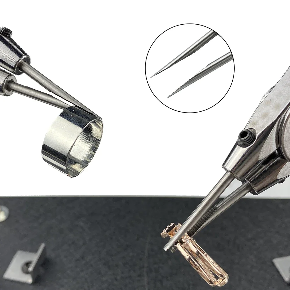Double-Headed Jewelry Stand Clamp for Hand Soldering Iron, Precision Welding Fixture for Craft and Model Work