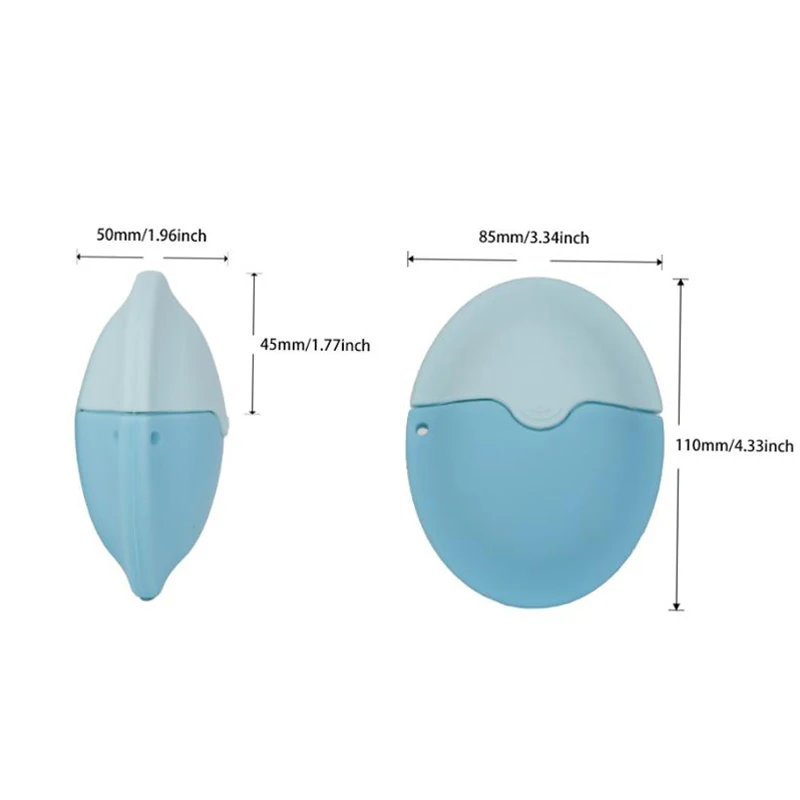 Krim Losion silikon tabir surya, aplikator tabir surya silikon isolasi Oval, krim Losion isi ulang, aplikator portabel untuk perjalanan