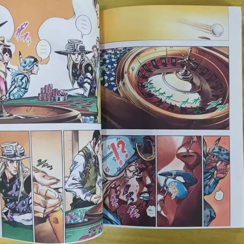 12 Books Steel Ball Run Manga Book JOJO's Bizarre Adventure Part7 Vol.1-12 Japanese Youth Comic Books English Manga Books - Image 5
