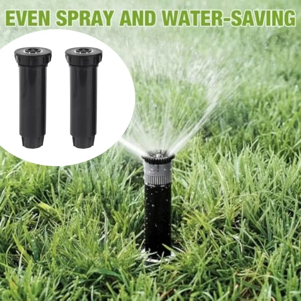 Adjustable 360 Degree Retractable Sprinkler Nozzle Automatic Lifting Anti-Rust Underground Lawn Sprinkler 1/2 Inch Female Thread