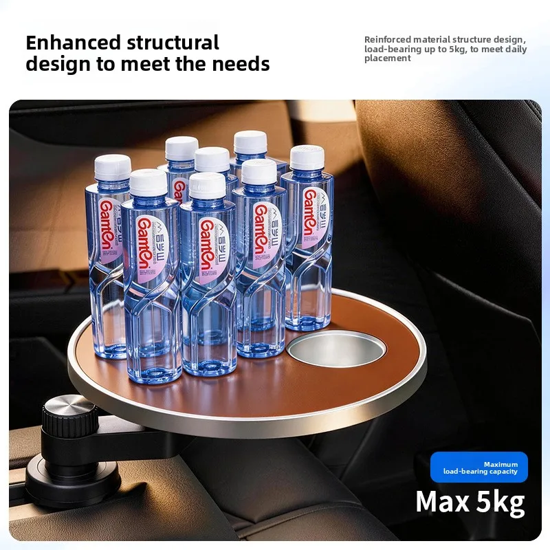 

Car Mounted Floating Mini Table, Front Seat Car Tray, In-Car Dining Desk, Essential Accessory for Driver & Passenger