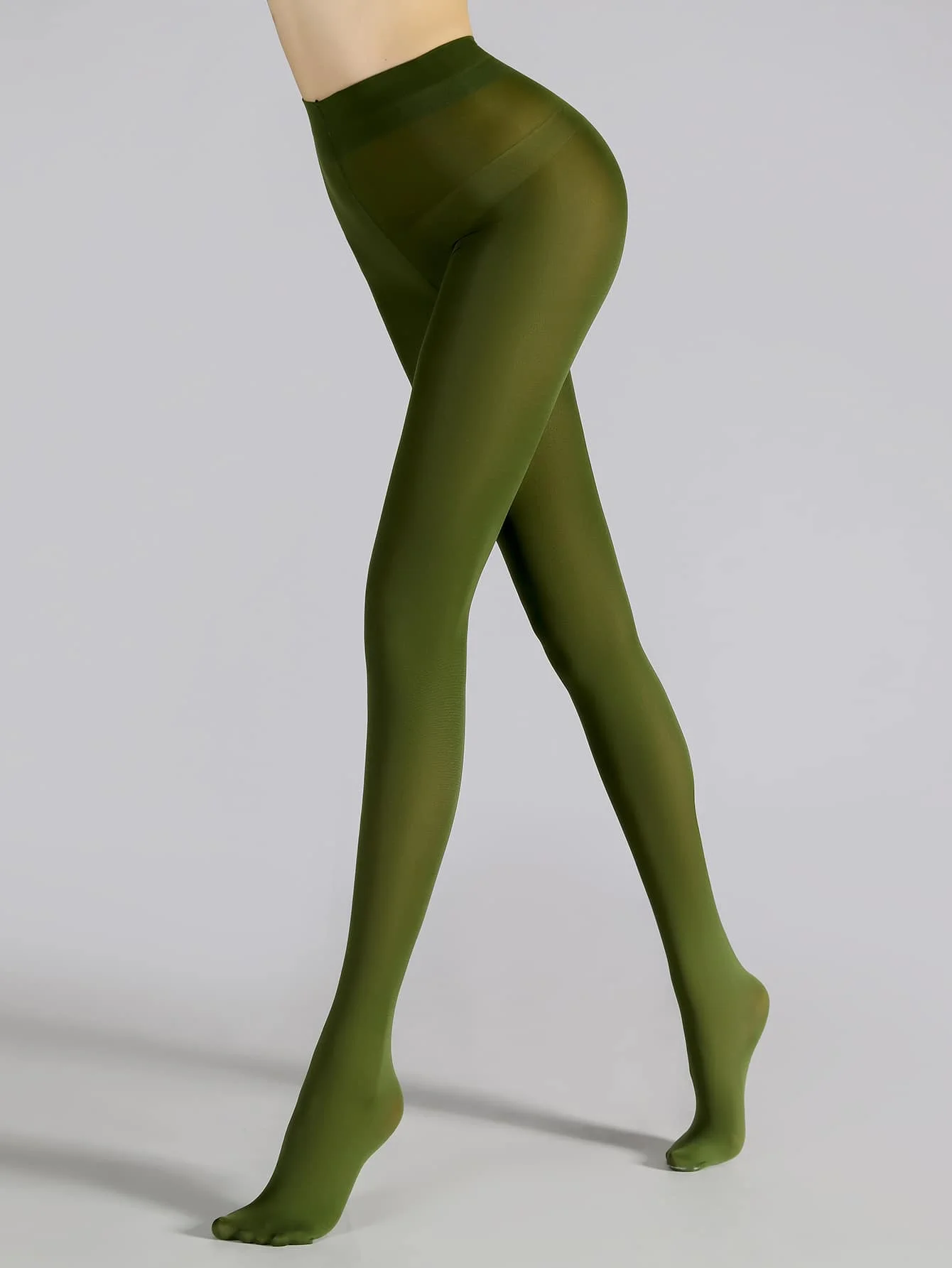 

1 пара женских бархатных колготок оливкового цвета 80D, высокоэластичные, сексуальные, больших размеров, для повседневной носки весной, летом и осенью, для вечеринок