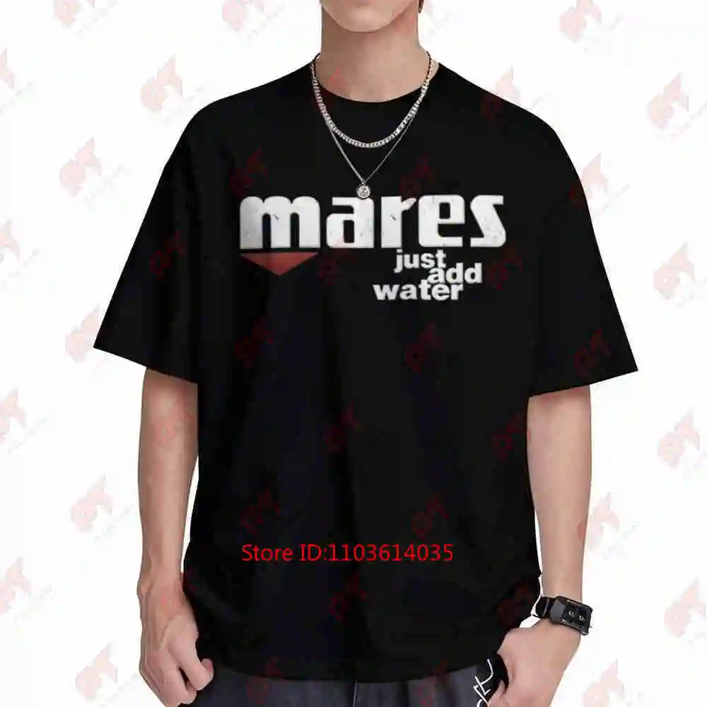 Mares Just Add Water Short Sleeve Tee 100% Cotton T-Shirt