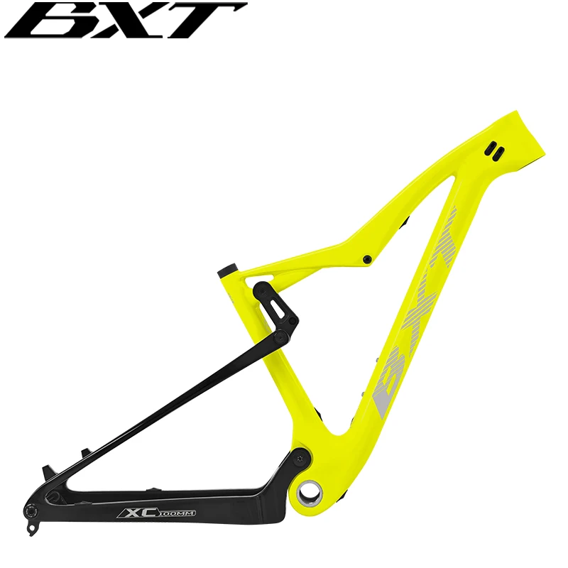 

Рама для горного велосипеда BXT 29er с полной подвеской, из углеродного волокна T700+T800, для улучшения динамики езды