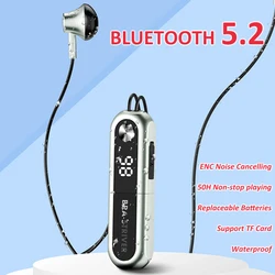 Adaptador de manos libres inalámbrico para coche, receptor de Audio Hifi con Bluetooth 5,2, tipo C, 3,5mm, compatible con tarjeta TF, auriculares y altavoz