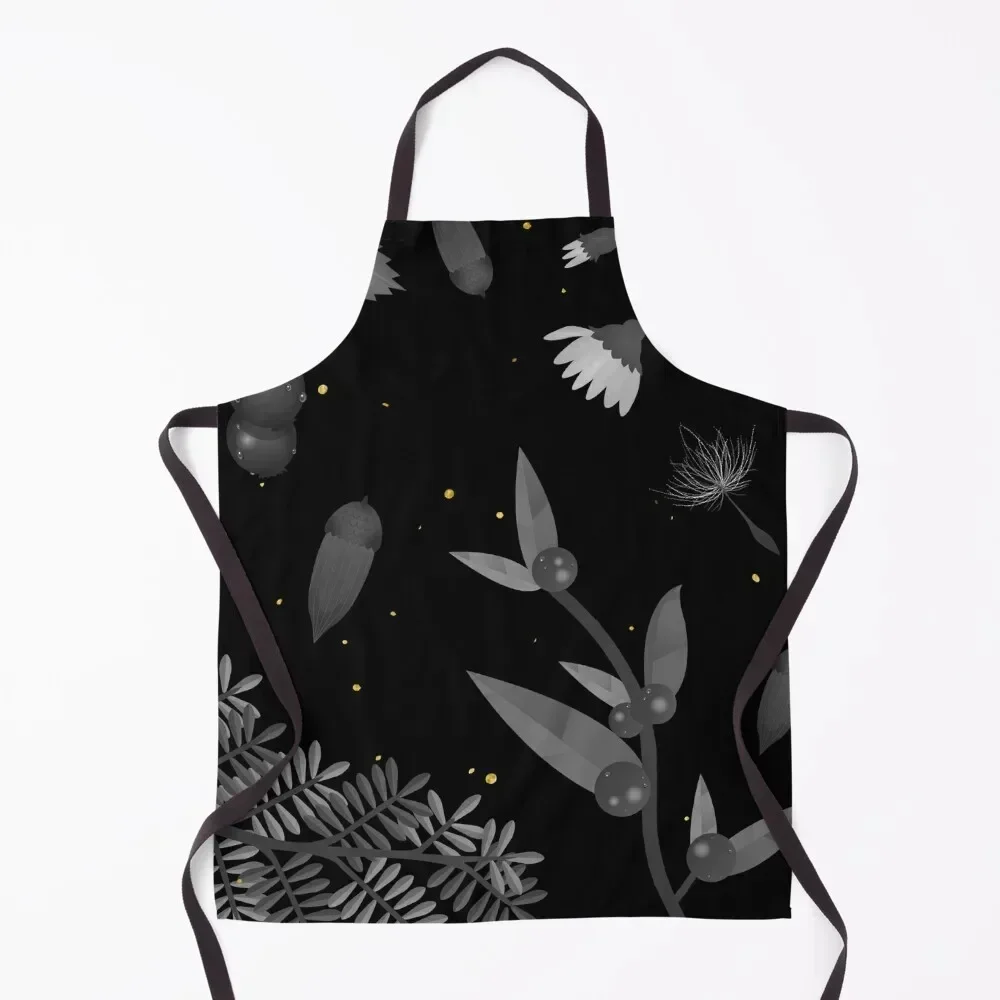 

Foliage pattern Apron Kitchen Supplies Kitchens Woman Kitchen Kawaii Accessories professional hairdressing Apron