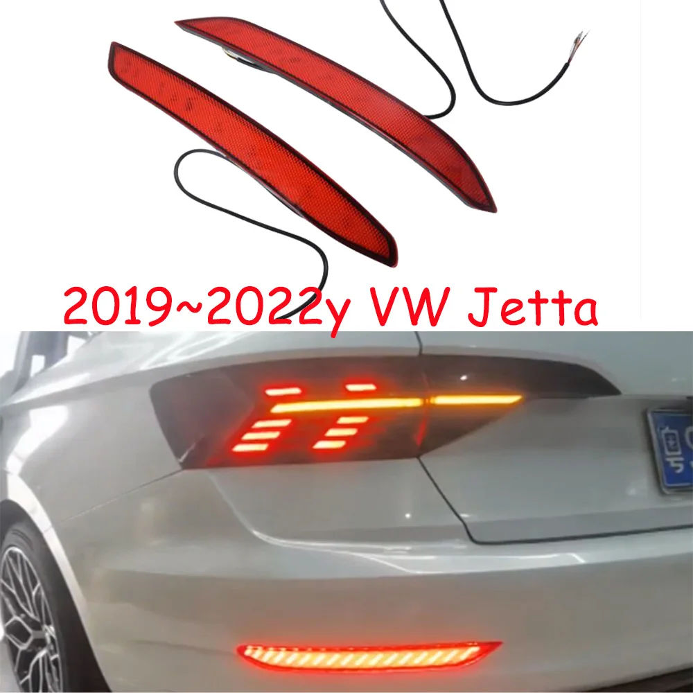 

car accessories bumper tail light for Volkswagen Jetta light sagitar taillight LED 2019~2022y Reflector for VW Jetta fog