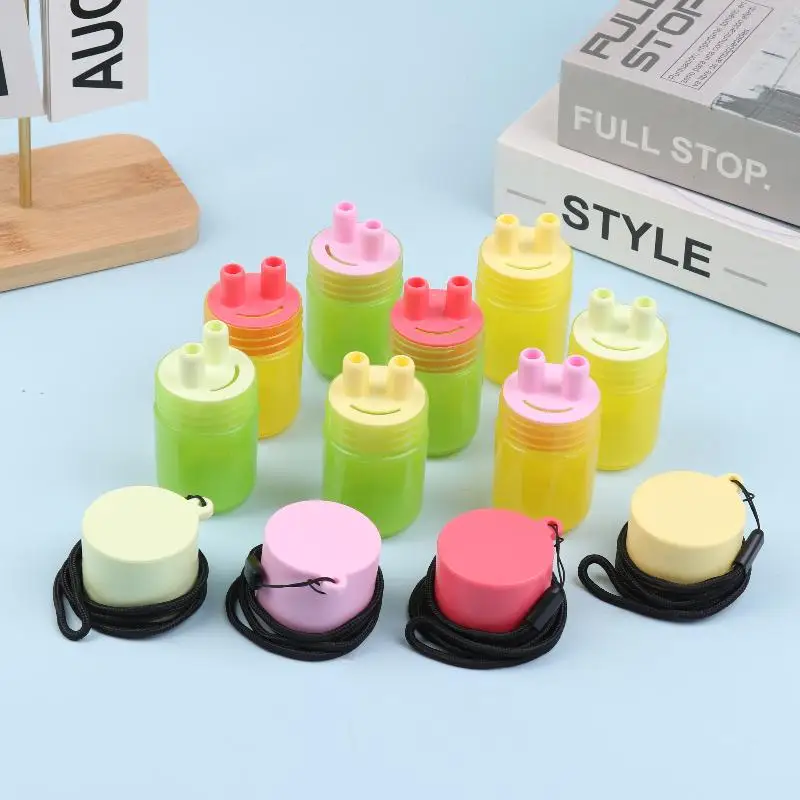 ملحق جهاز الاستنشاق العشبي اثنين من أعواد الأنف الاستنشاق أنابيب غطاء المحمولة قابلة لإعادة الاستخدام جهاز الاستنشاق الأنفي غطاء شفط الأنف زجاجة #5