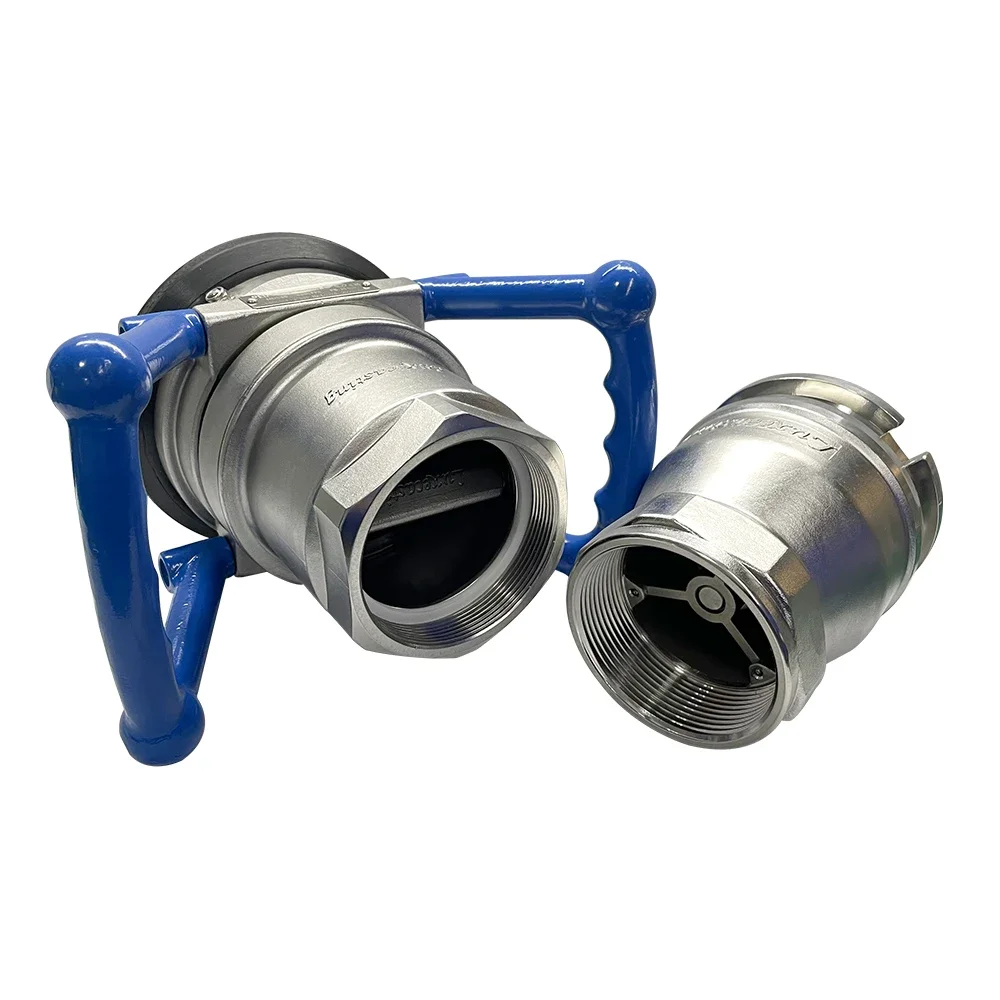 Liquefied Gas Transport Fuel Tank Limited Shaft Coupler Female Quick Api Dry Disconnected Coupling for Compressed Natural Gas