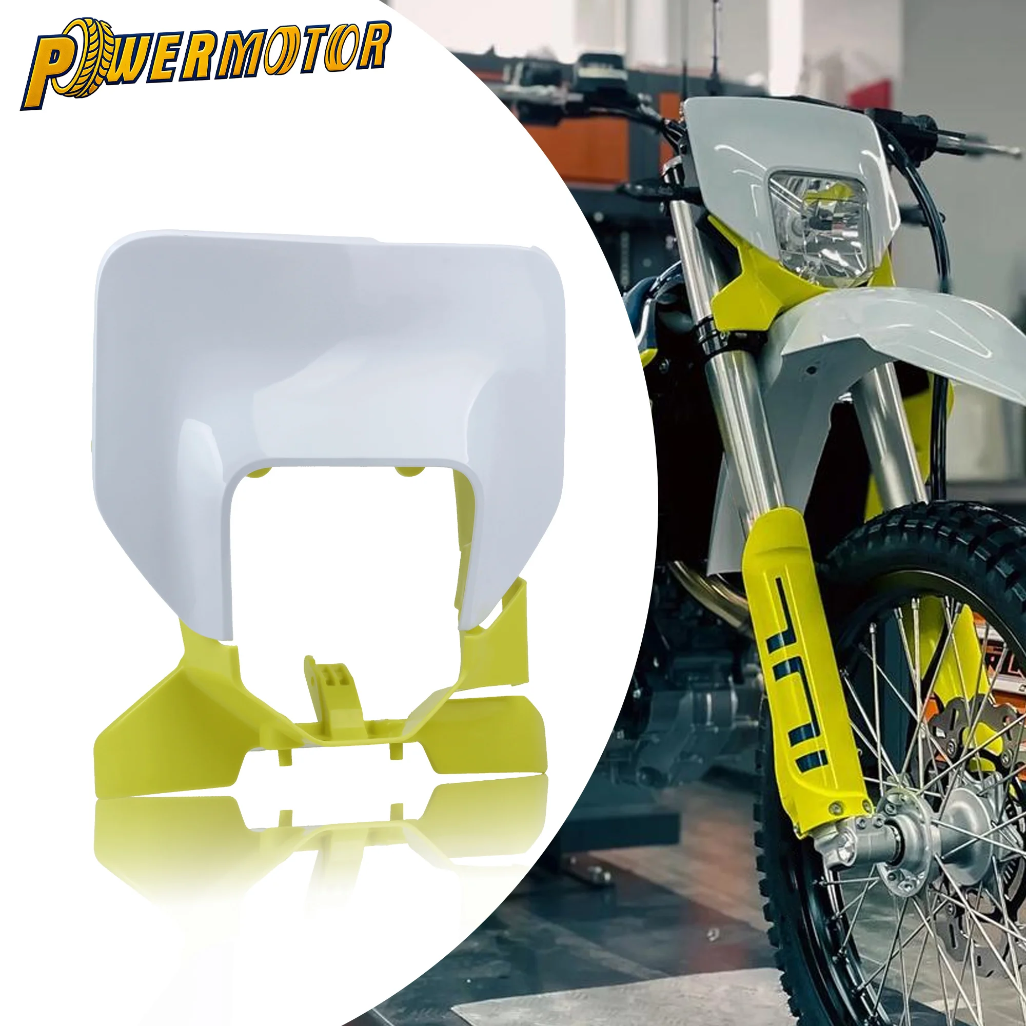 

Motorcycle Headlight Housing Mask Fairing For HUSQVARNA FE TE 150 250 350 450 501 2024 Dirt Bike Headlamp Cover Spare Parts