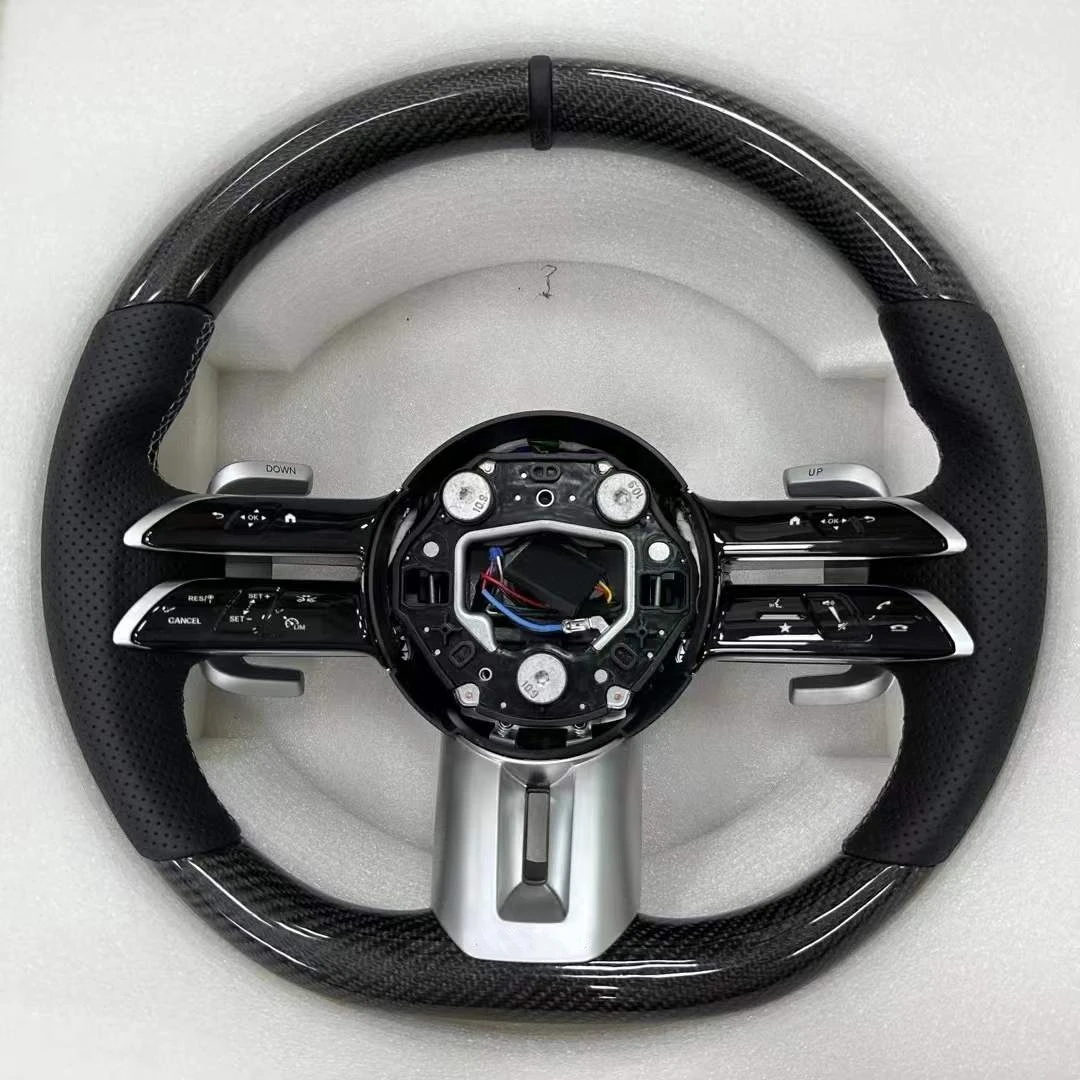 Racing Custom Steering Wheel Custom  for C Class a Class E Class Carbon Fiber Steering Wheel Assembly Upgrade