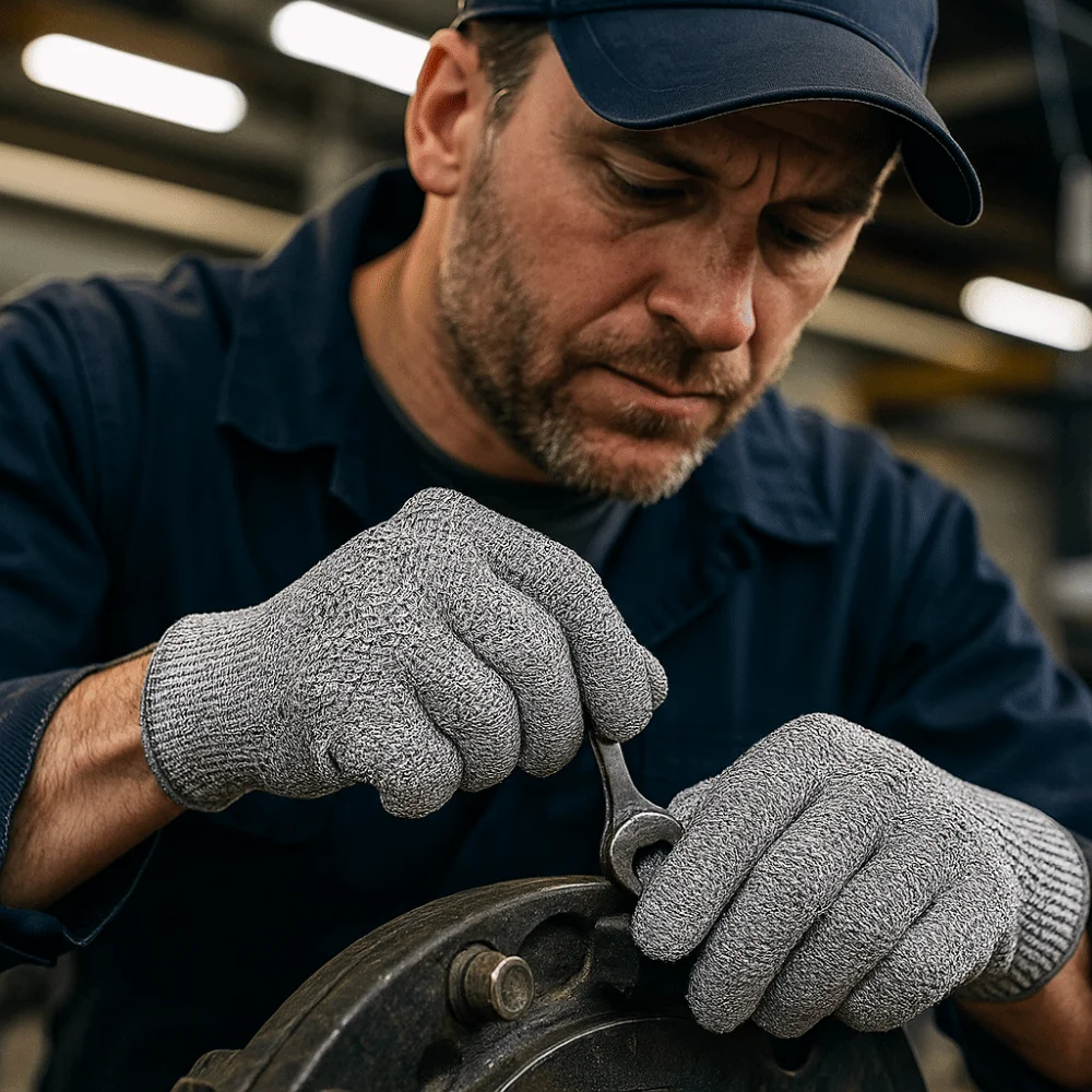 

1 Pair ​5-Level Cut Resistance​ Anti-Cutting Gloves​ ​Glass Fiber Reinforced​ ​Latex-Free & Odorless​ ​Food Grade Safety Gloves​