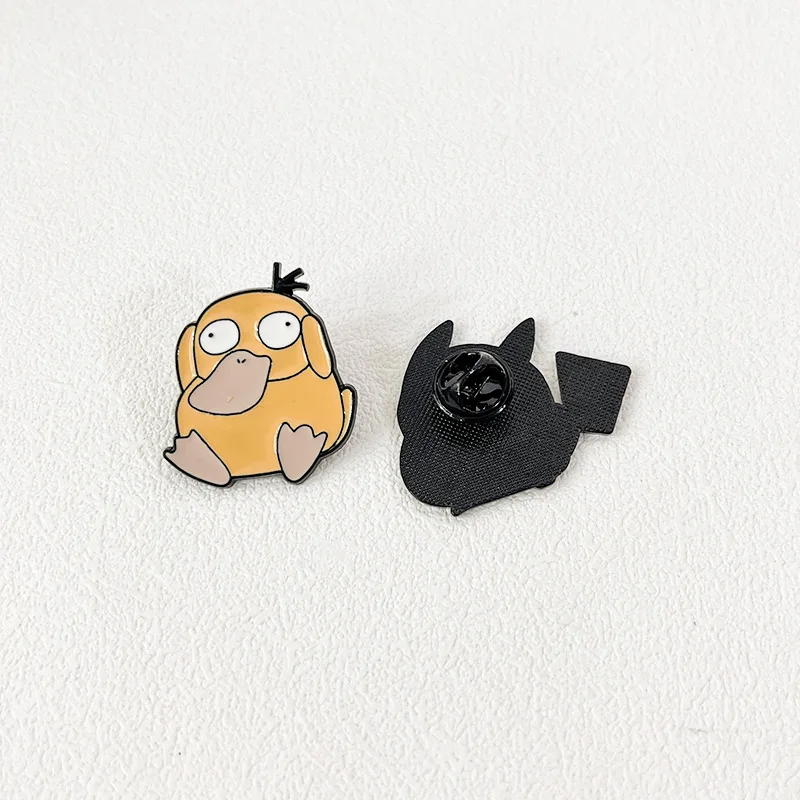 Pokemon Alloy Brooch Drop Oil Fun Pikachu Squirtle Psyduck Anime Badge Kawaii Couple Backpack Decorative Pin Accessory Gift