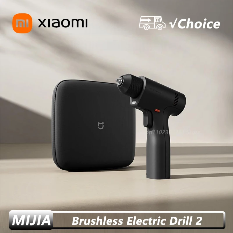 Wiertarko-wkrętarka akumulatorowa Xiaomi Mijia Brushless Electric Drill 2 Smart Home, wielofunkcyjna, z ładowaniem Type-C.