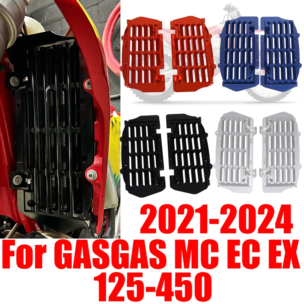 For GASGAS GAS GAS EC250 EC300 EX250 MC EC EX 250 300 350F 450F 2023 2022 2024 Motorcycle Radiator Grille Guard Protector Cover