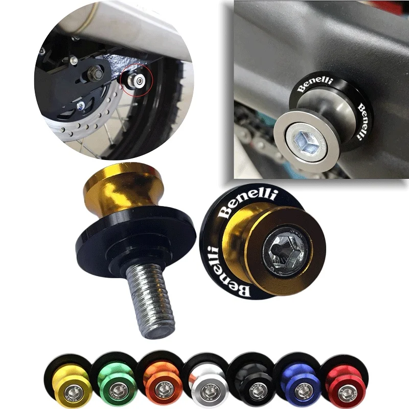 For Benelli TRK 702 X TRK 502 502X 502C 752S 251 302X TNT 300 600 BN302 Motorcycle Swingarm Spool Slider Stand Screws 6MM
