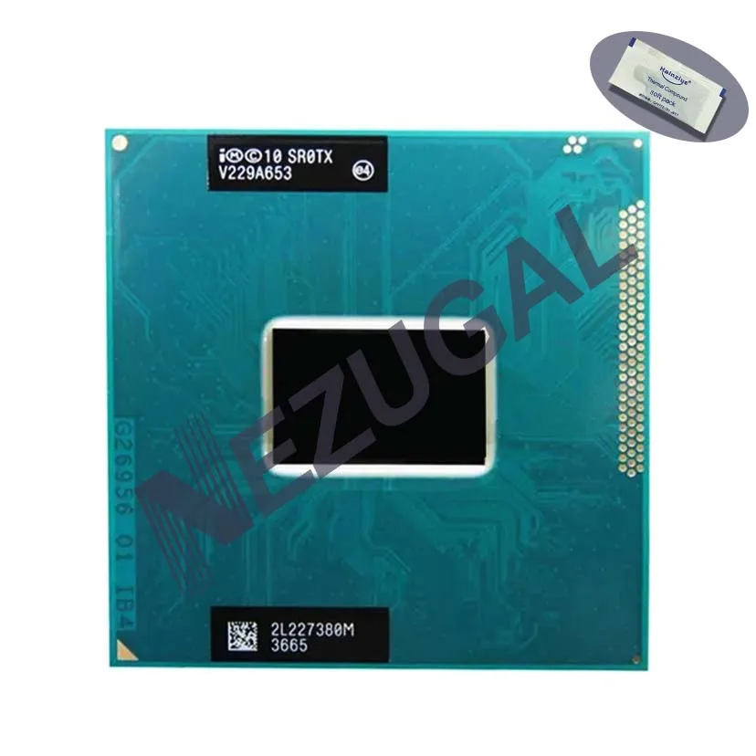 I3-3120M I3 3120M SR0TX 2.5 Ghz Dual Core 3M 35W BGA1023 PGA988 CPU processor