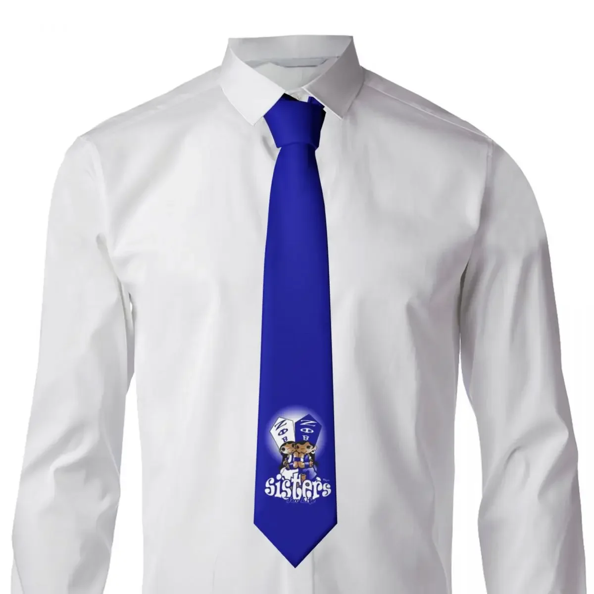 Fashion Zeta Phi Beta Sisterly Love Necktie for Men Customized Silk Greek Letter 1920 Business Neck Tie