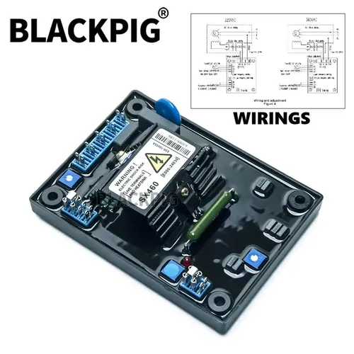 Imagen 2 del producto Generador SX460 AVR, estabilizador de regulador de voltaje automático, placa de circuito ajustable para piezas de generador Stamford de 100KW