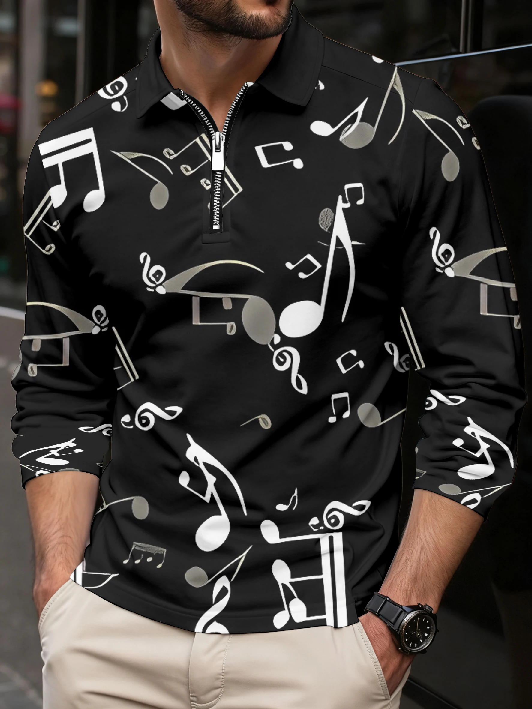 

Oversized Shirt For Men Harajuku Fashion 2025 New Autumn Top Men'S Halloween Casual Fashion Printed Shirt Long Ropa De Hombre