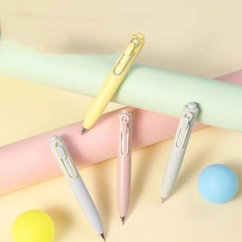 New UNI UMN-SP Press Neutral Pen Color Clip Contrast Limited Edition Black Mini Pocket Pen Quick Drying Cute