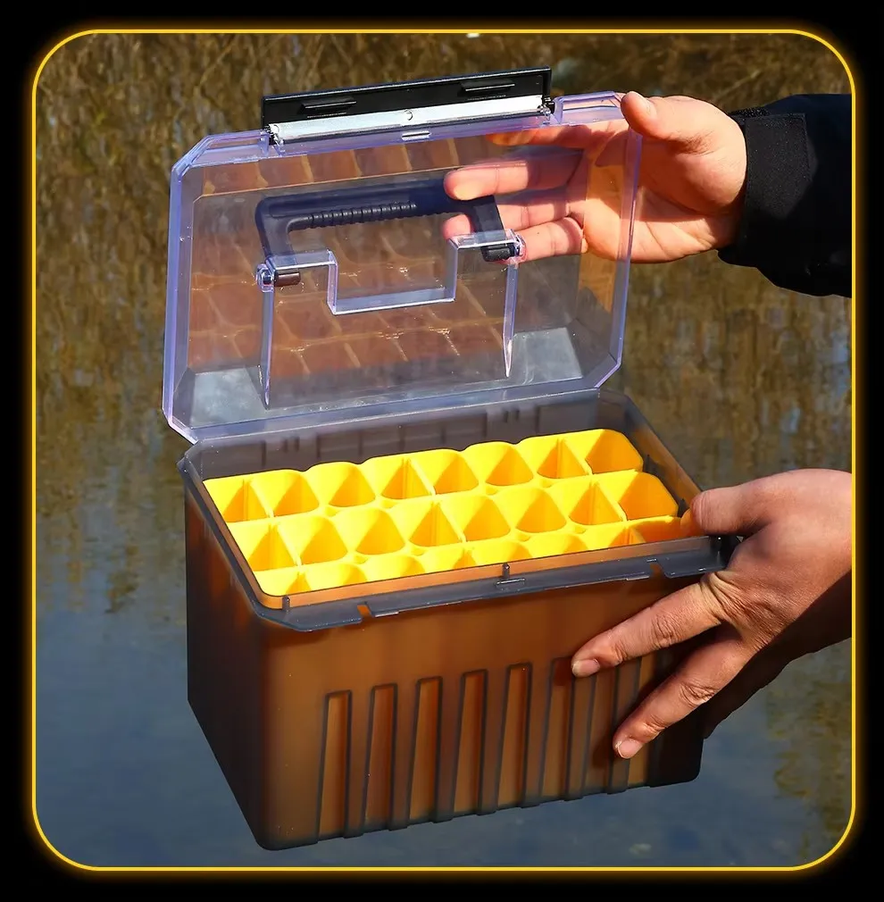 WEIHE XD-71A Tragbare Holz-Garnelenbox Tintenfisch-Köderbox ABS+PP Material Verschleißfest – Detail 11