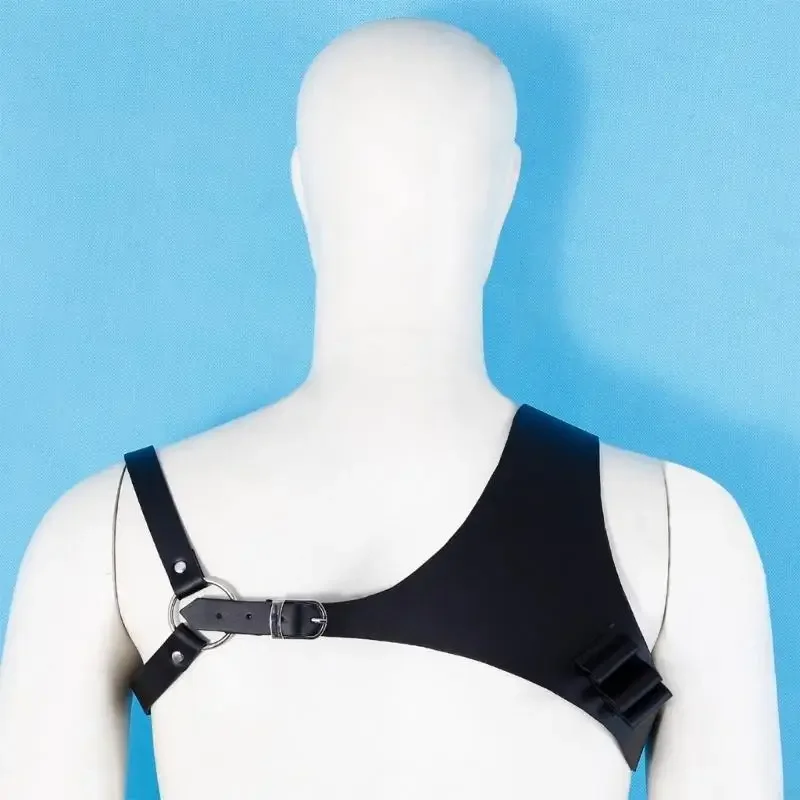 Nam Bó Sát Da PU Áo Corset Phụ Kiện Trang Phục Cho Sân Khấu Biểu Diễn Và Sự Kiện Cosplay