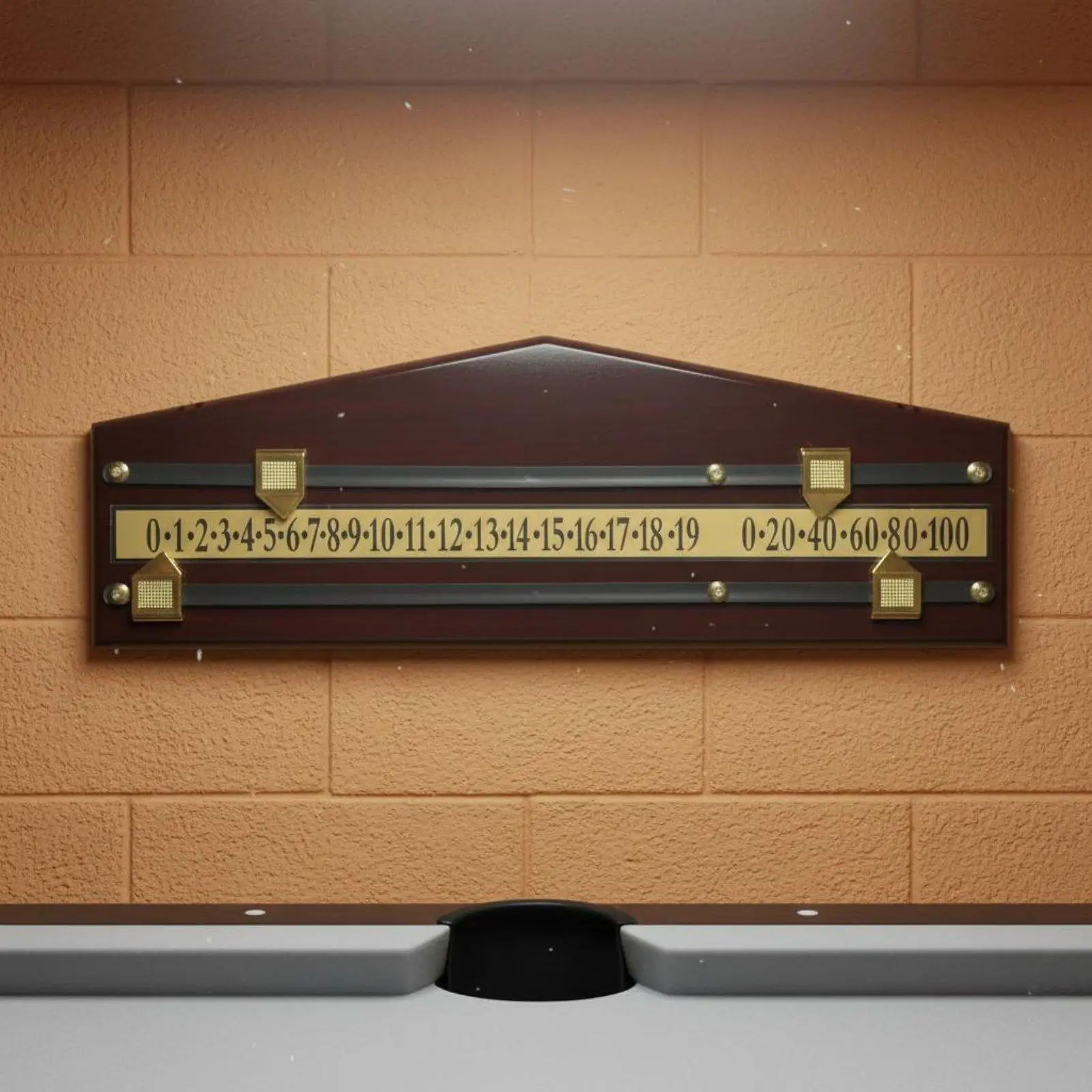 Elegant Wooden Billiards Scoreboard Smooth Slide Snooker Point Keeper Professional Billiard Room Accessories
