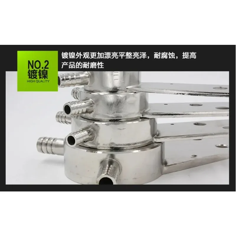 1pcs Thyristor  radiator SS13  SS12  SS14 water-cooled radiator water jacket thickened pure copper with compression struts