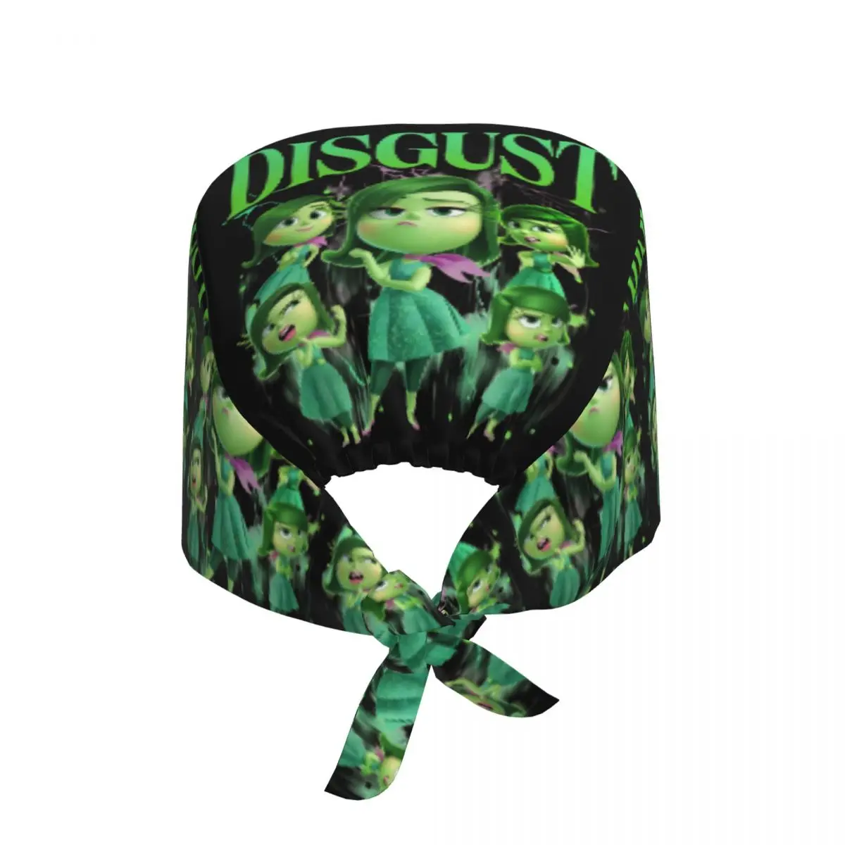 Adjustable Cartoon Inside Out DISGUST Working Hat Women Men Anime Surgical Hat Scrub Nursing Doctor Surgeon Cap for Dentist view 2