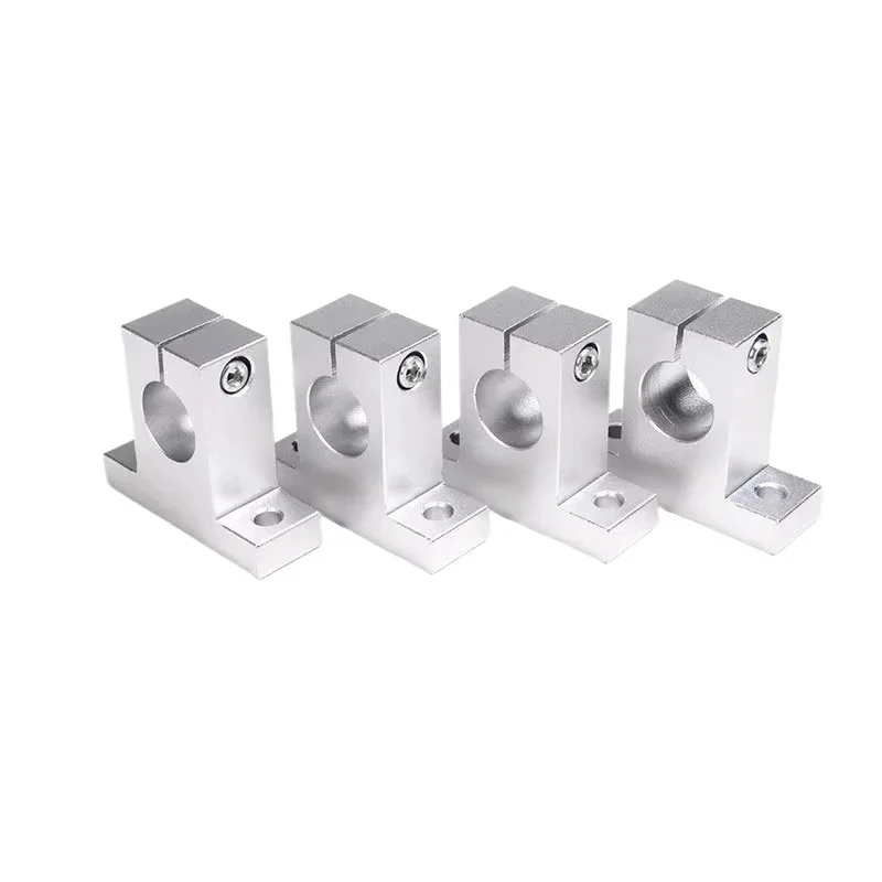 4pcs/lot SK10 8mm Linear Bearing Rail Shaft Support SK8 8mm SK12 12mm SK16 SK20 For XYZ Table CNC Router 3D Printer Parts