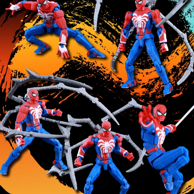 

New 9l3d Printed Spider-Man Generation With Spider Claws Movable Shapeshift Action Figures Mannequin Toys Collector Gifts
