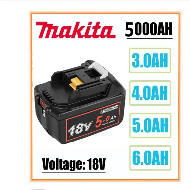 

Makita Original 18V Makita 6000mAh Lithium ion Rechargeable Battery 18v drill Replacement Batteries BL1860 BL1830 BL1850 BL1860B