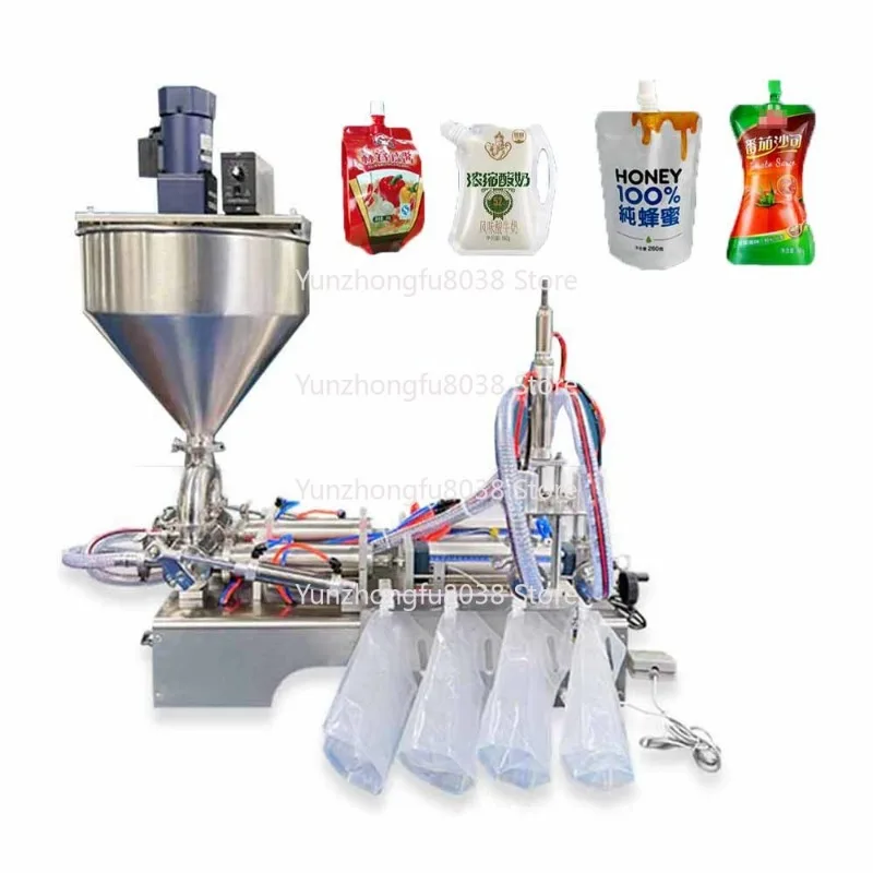 

Высококачественная промышленная полуавтоматическая машина для розлива сока с носиком медовых напитков с носиком
