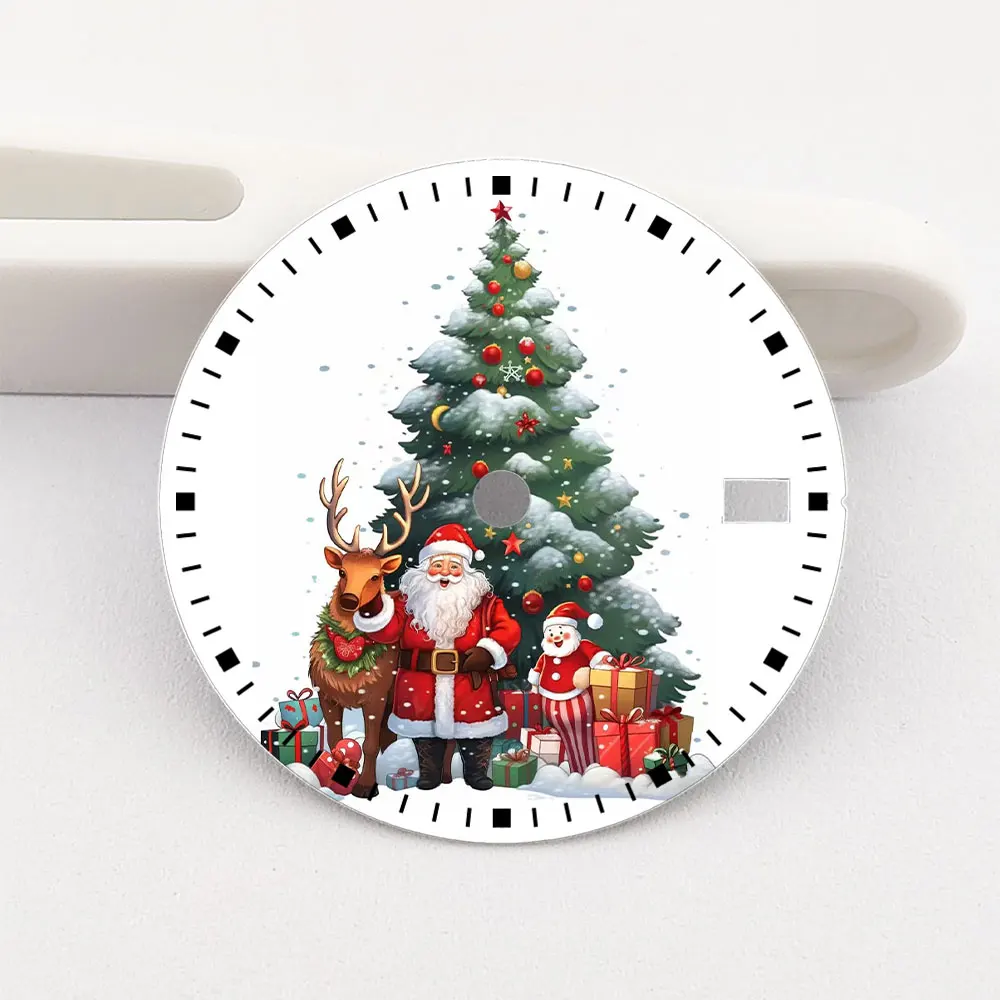 28.5mm Color-Printed NH35 Watch Dial Creative Design Suitable for NH35/36 Movement Watch Accessories Ideal Christmas Gift