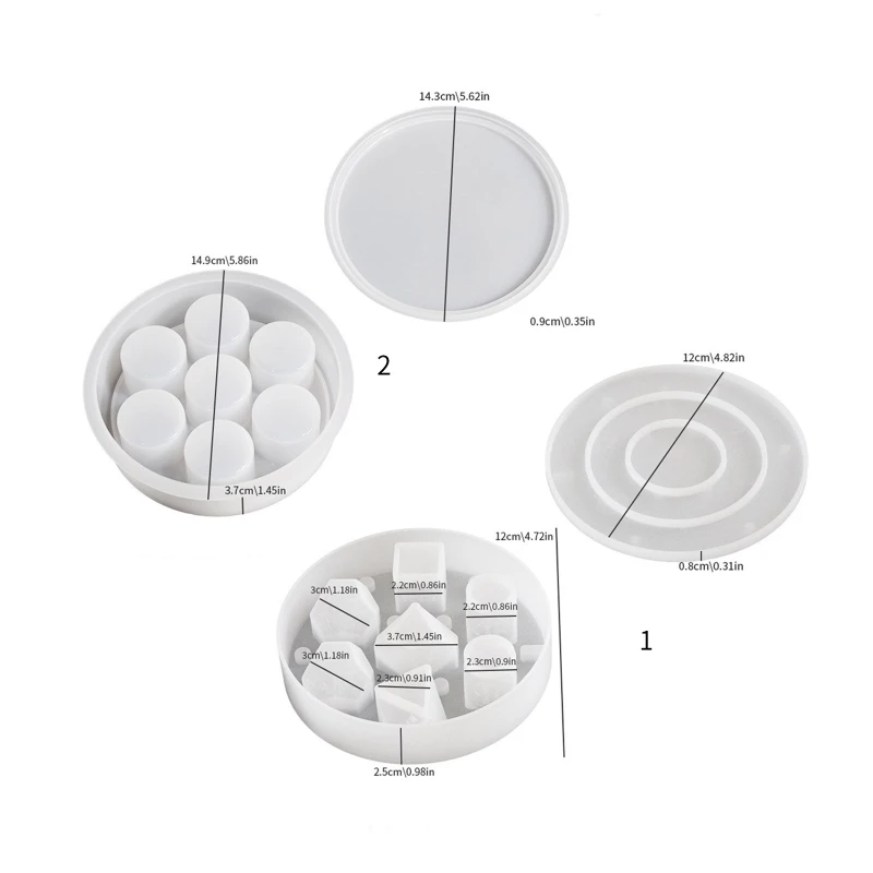 

Silicone English and Container Molds for Resin Crafts and Bedroom Games