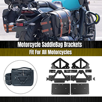 Motorcycle SaddleBag Bracket For Harley Davidson Softail Bad Boy / Blackline FXS / Breakout /Cross Bones